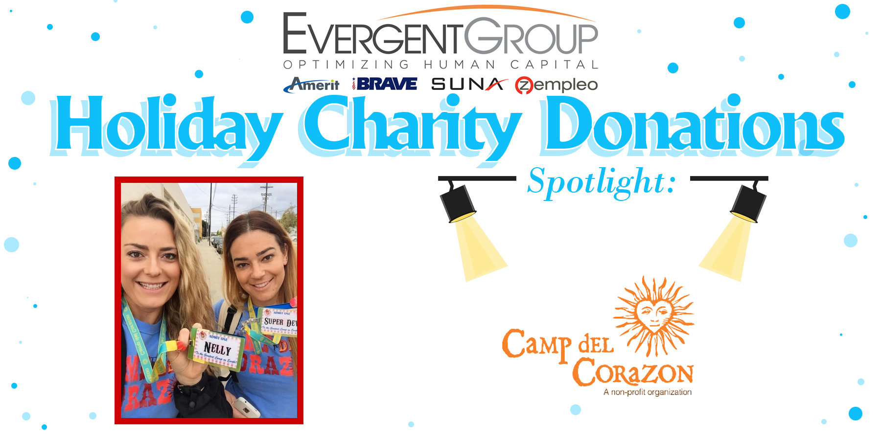 Holiday Chairty Donation Camp Del Corazon