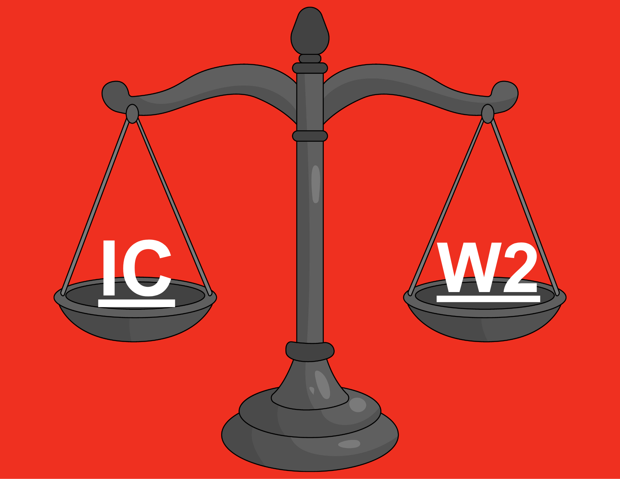 independent contractors vs W2 employees